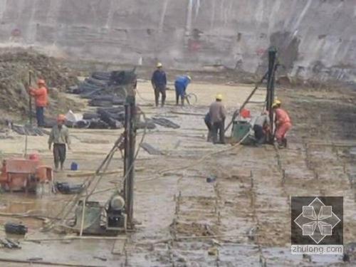中方我公司承建北京房山区水池地基注浆加固工程